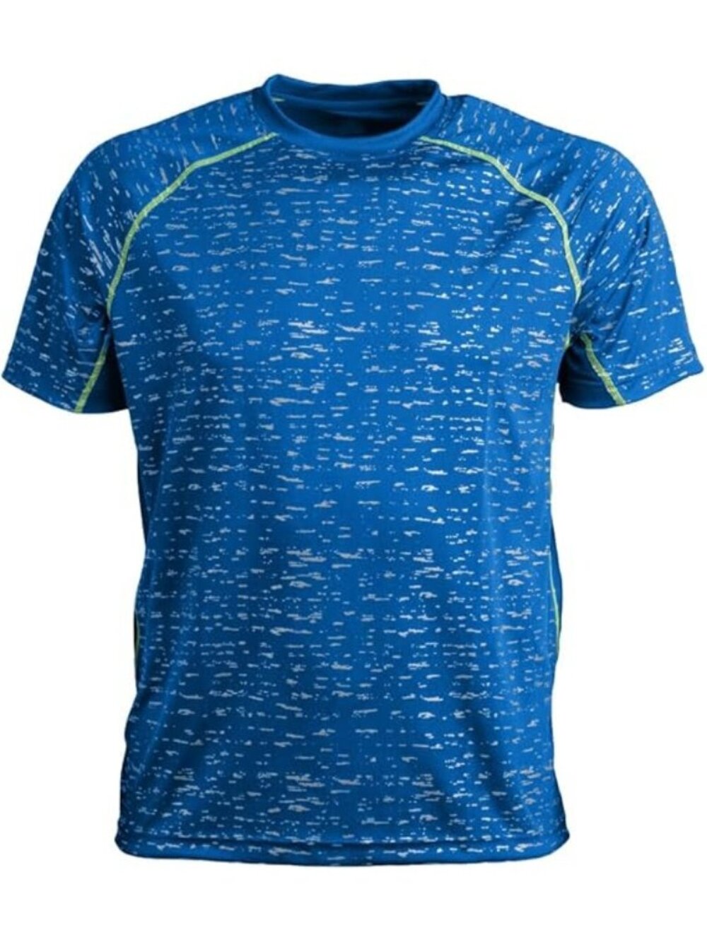 Wildspark Mens Performance T-Shirt Size 3XL Blue Reflective Short Sleeve NEW